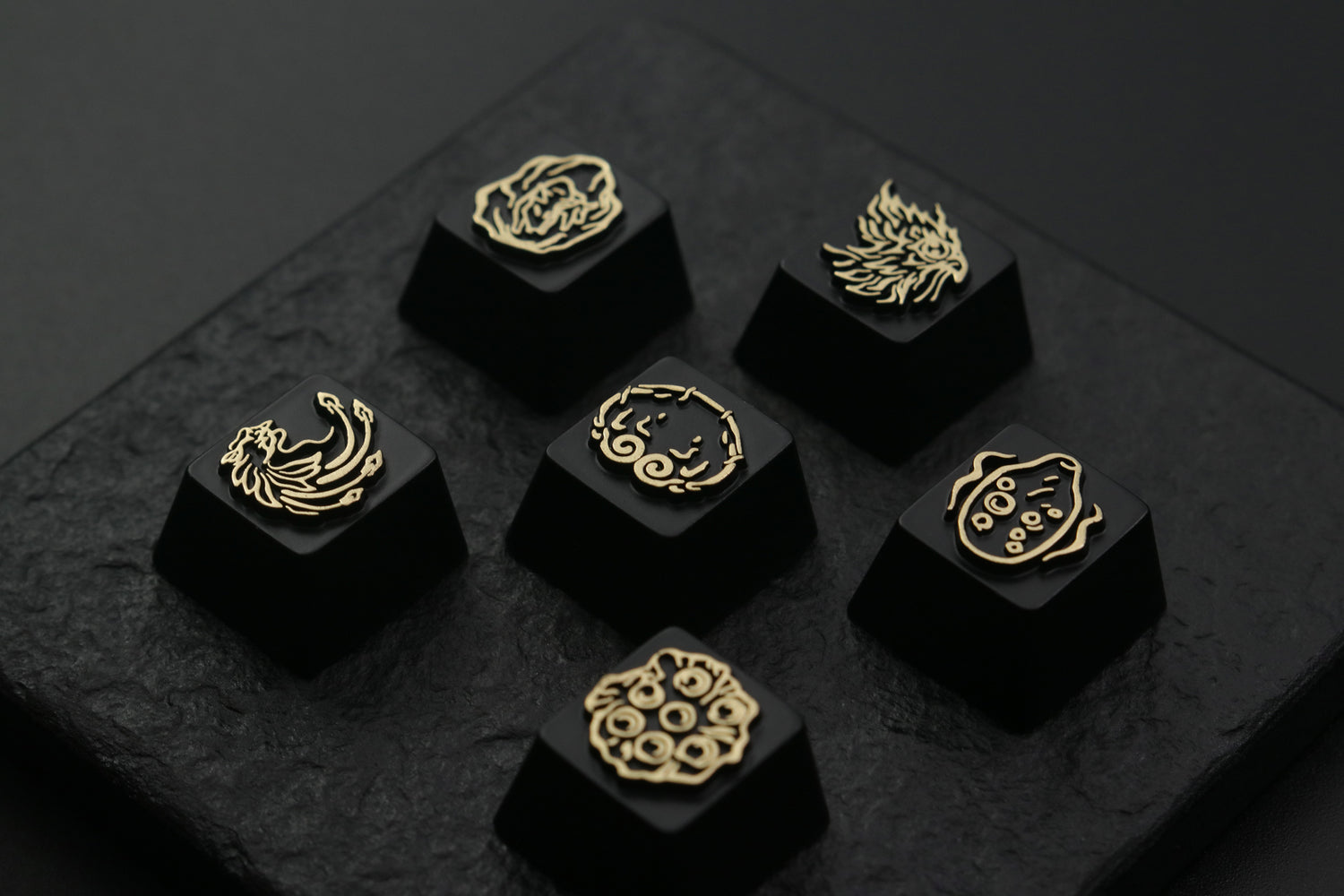 Black Myth: Wukong,six senses logo, Aluminum alloy personalized keycaps, keyboard decorative keycaps