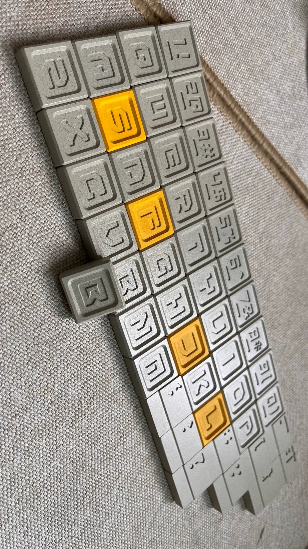 27 double B-key letter+number+symbol aluminum alloy personalized metal keycap