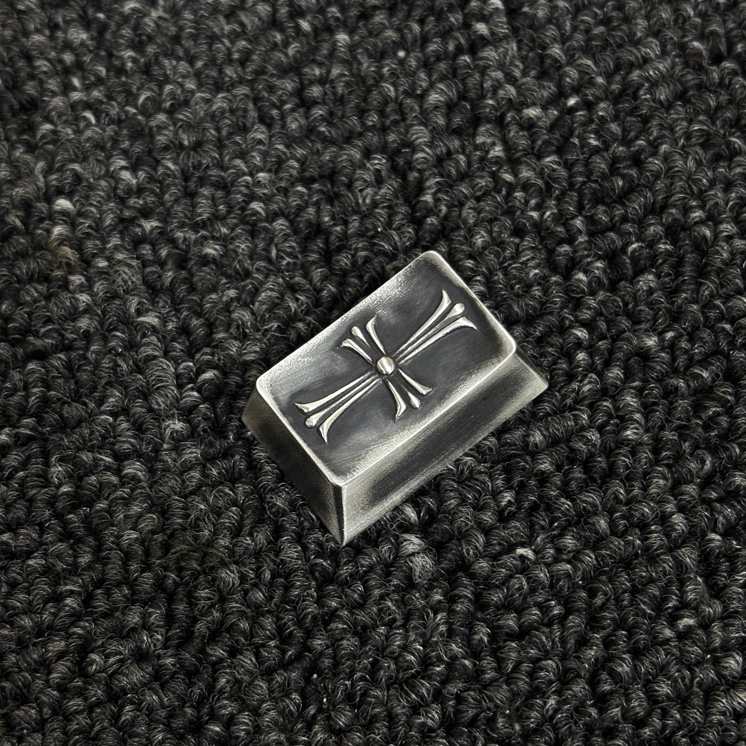 925 silver vintage Chrome Hearts custom cross 1.25U personalized keycap mechanical keyboard keycap