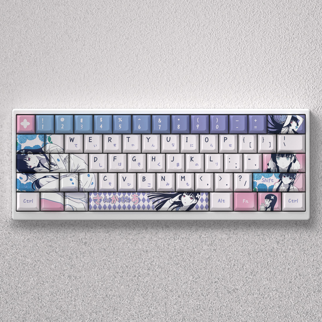 Sanka Rea Theme, Anime Game Creative Personalized Keycap Set PBT Material Original Factory Height Sublimation Printing