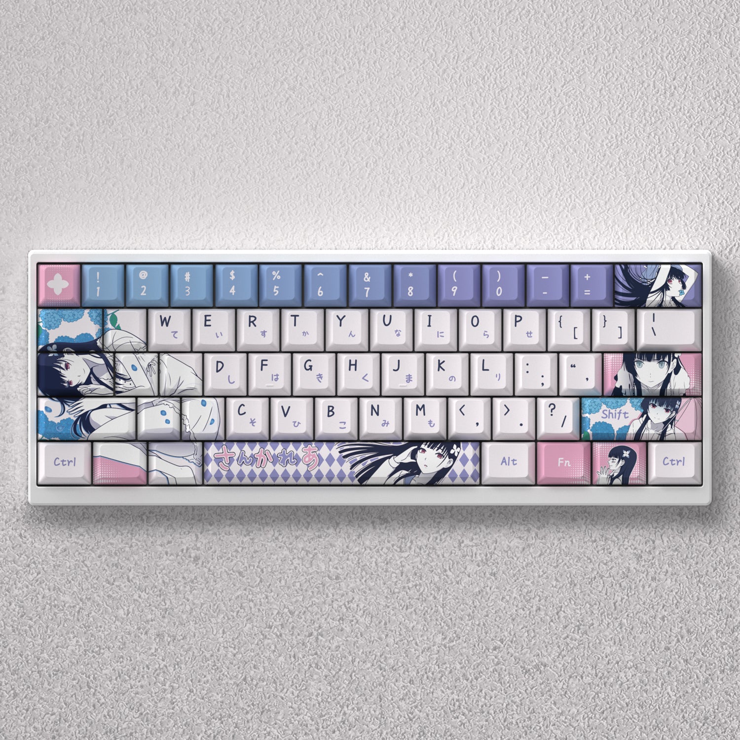Sanka Rea Theme, Anime Game Creative Personalized Keycap Set PBT Material Original Factory Height Sublimation Printing