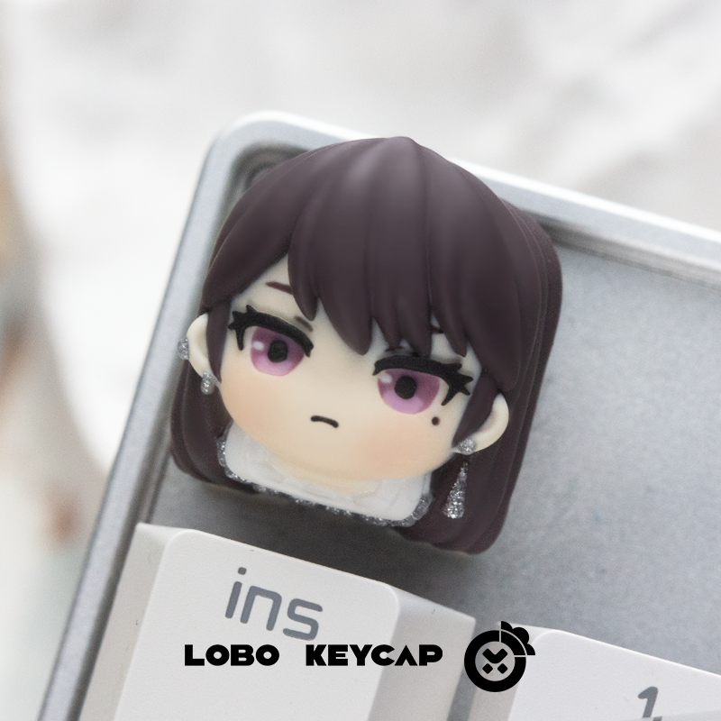 BanG Dream!, MyGO!!!!!, Multi colored resin molded keycaps, personalized keycaps, resin decorative keycaps