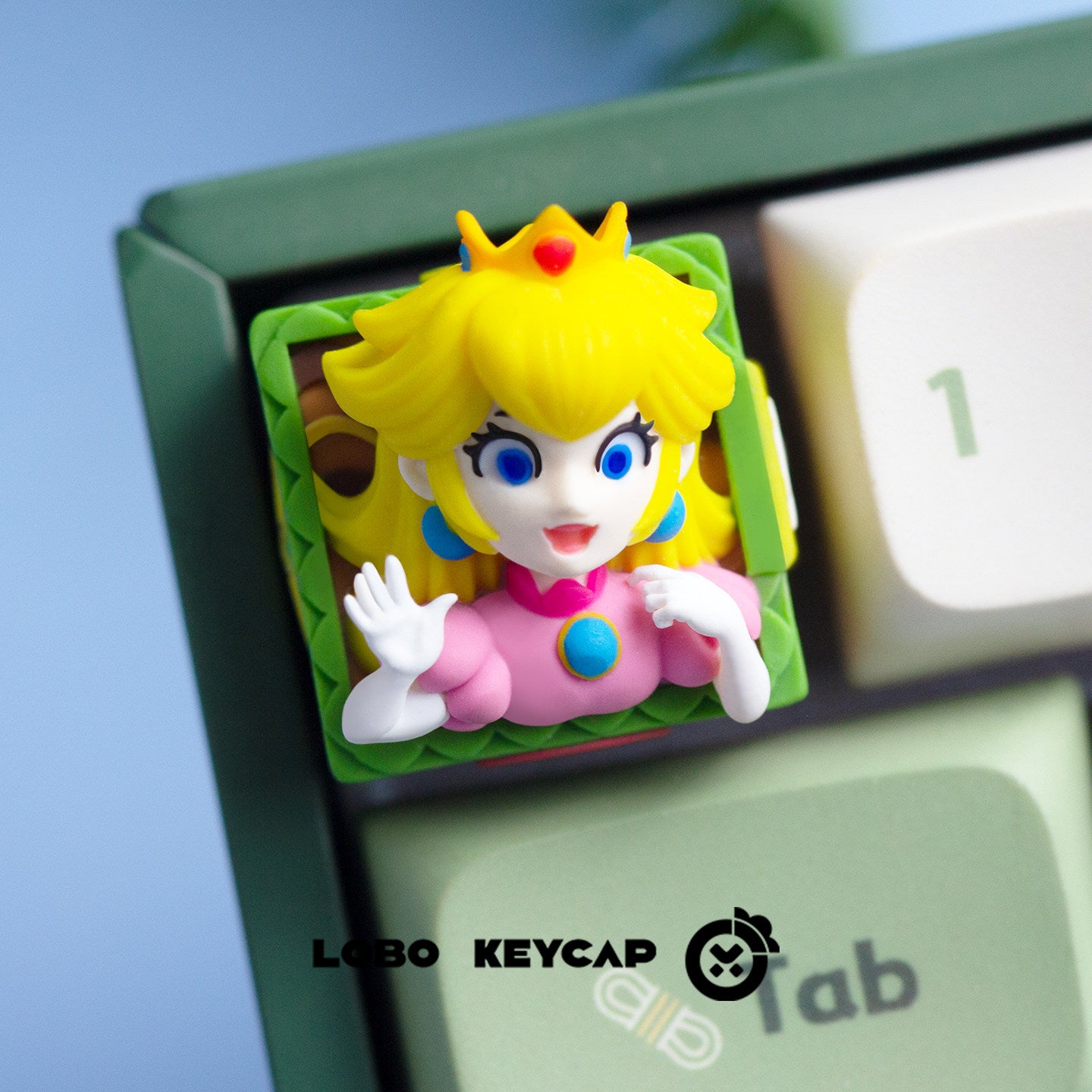 Super Mario series , multi-color resin molded personalized keycaps, handmade creative anime game peripheral art keycaps