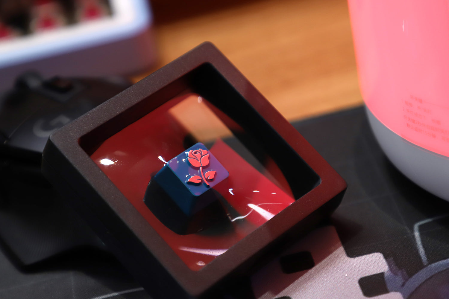 Love Letter Rose Metal Personalized Keycap Zinc Alloy, Metal Personalized Keycap, Minor Flaw Welfare