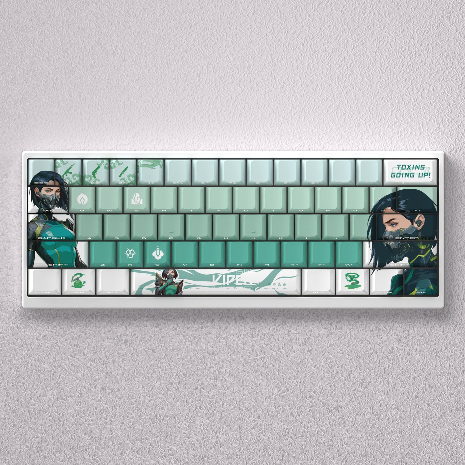 VALORANT Theme Keycap Series, Anime Game Creative Personalized Keycap Set PBT Material Original Factory Height Sublimation