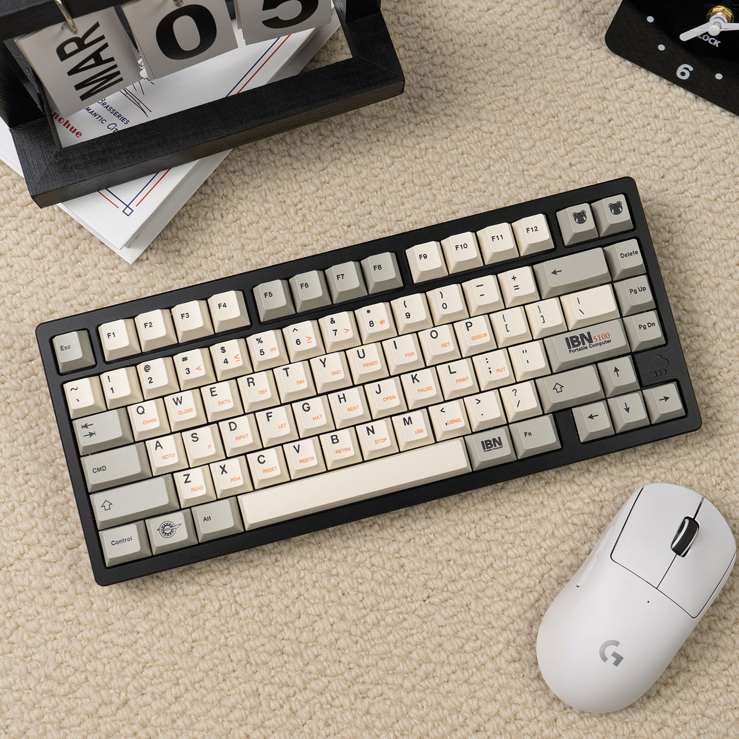 Retro Steins; Gate mechanical keyboard keycaps PBT thermal sublimation customized factory height