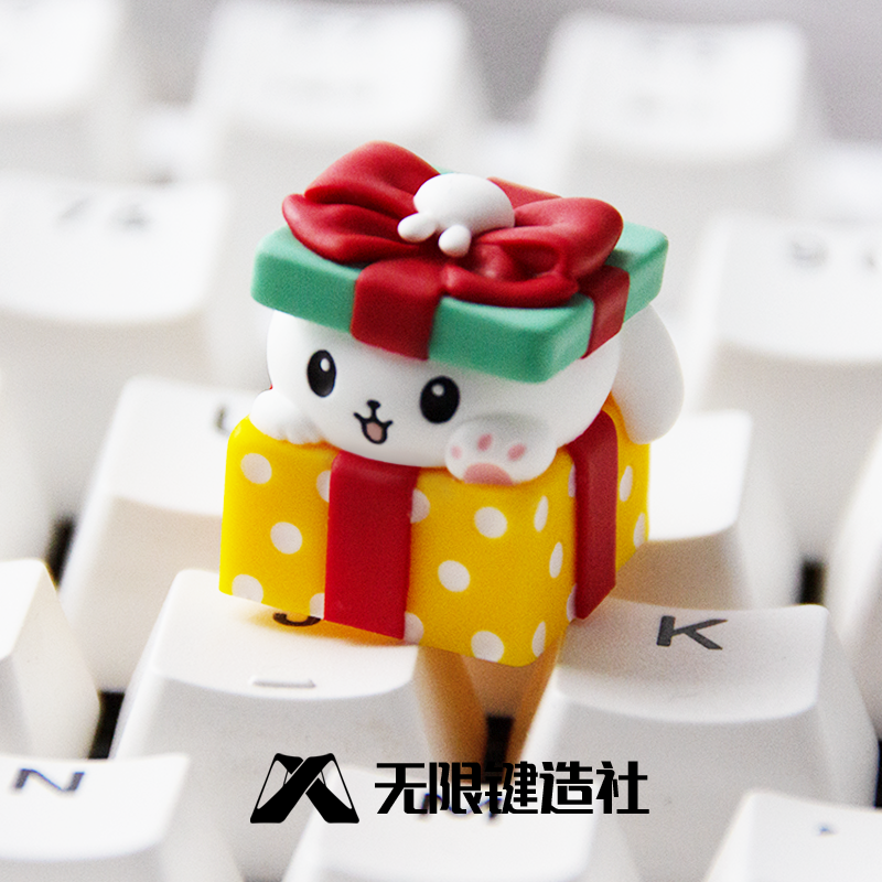 Gift Rabbit Cute Keycap Original Personalized Resin Mechanical Keycap anime Keycap