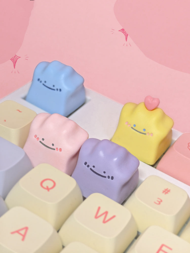 Ditto resin personalized keycaps, artisankeycaps, Anime keycaps, keyboard decorative keycaps