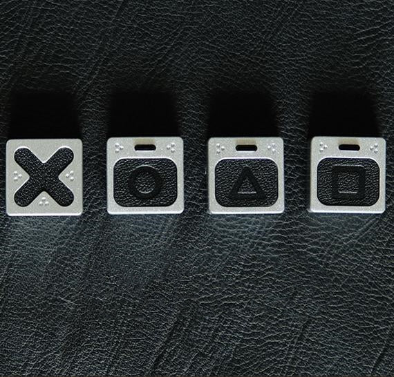 Genuine leather gaming blocks, personalized keycaps, directional keys, imitation metal coating, handmade leather keycaps, single creative keycaps, retro style keycaps