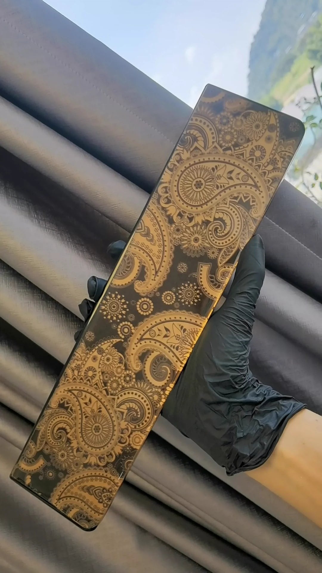 Paisley pattern, keyboard resin handle, palm rest, keyboard peripheral accessories