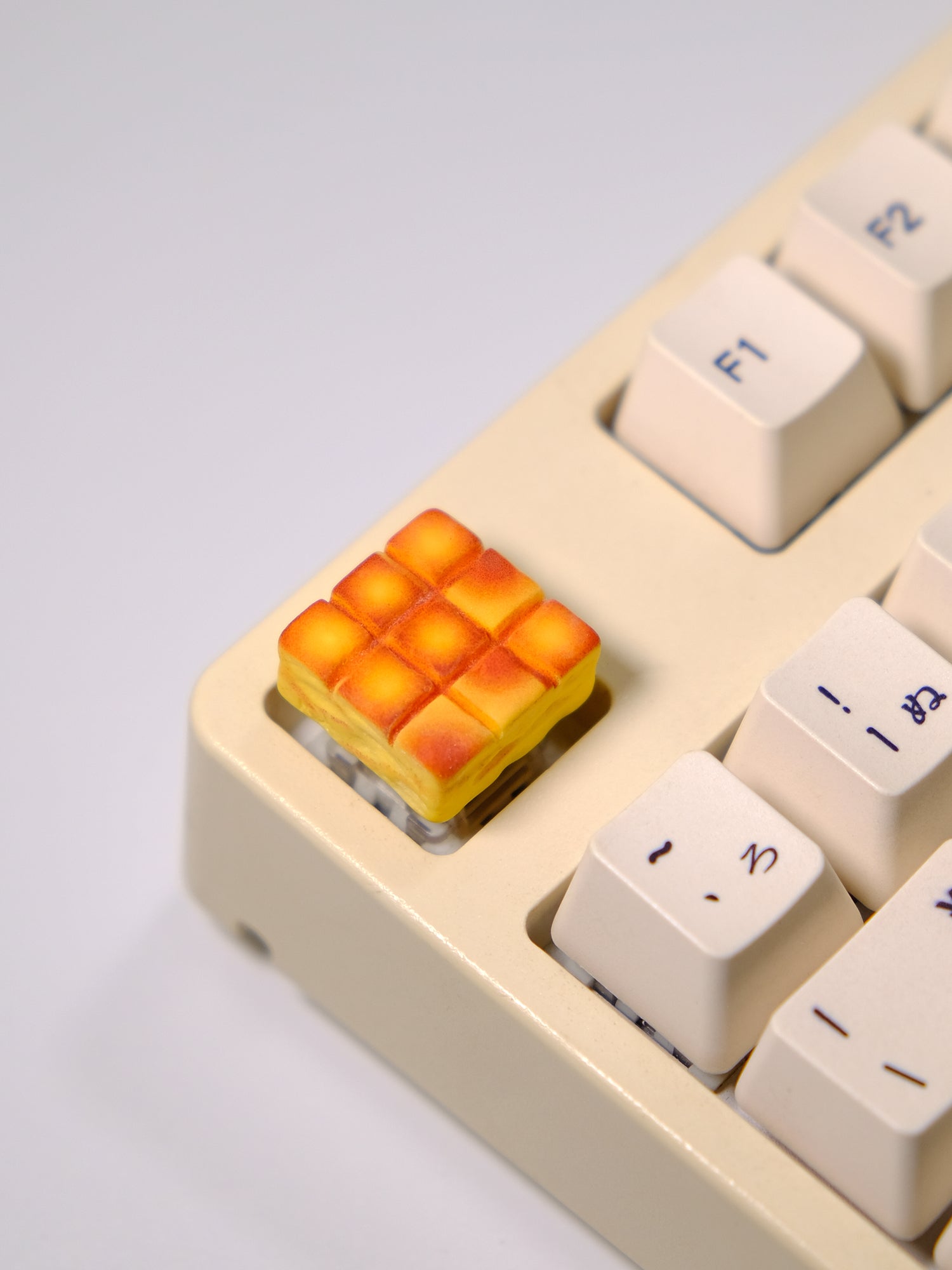 Personalized keycaps, checkered cakes, waffles, handmade three-dimensional keycaps, creative decorative keycaps