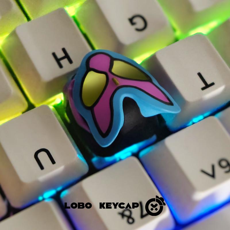 Masquerade Knight Resin Keycap Transparent KAMEN RIDER Personalized Resin anime Mechanical Keyboard Craftsman Keycap