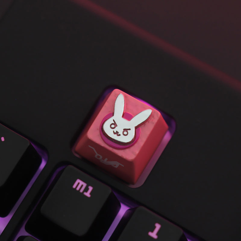 Overwatch game peripherals, advanced rabbit mechanical keyboard, zinc aluminum alloy metal personalized keycaps