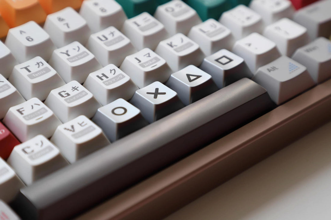 Metal minimalist pattern directional key set, zinc alloy personalized keycaps, mechanical keyboard decorative keycaps, artistic minimalist style keycaps