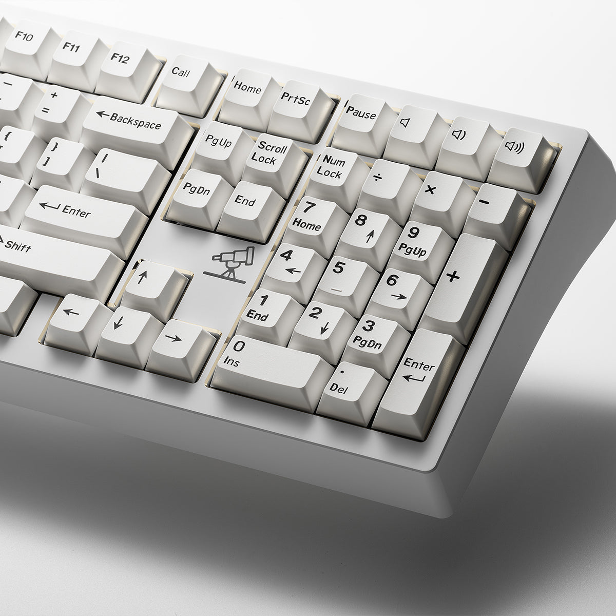 WOB Basic Black and White Theme Mechanical Keyboard Keycap Complete Set PBT Thermal Sublimation Original Factory Highly Personalized Keycap Set