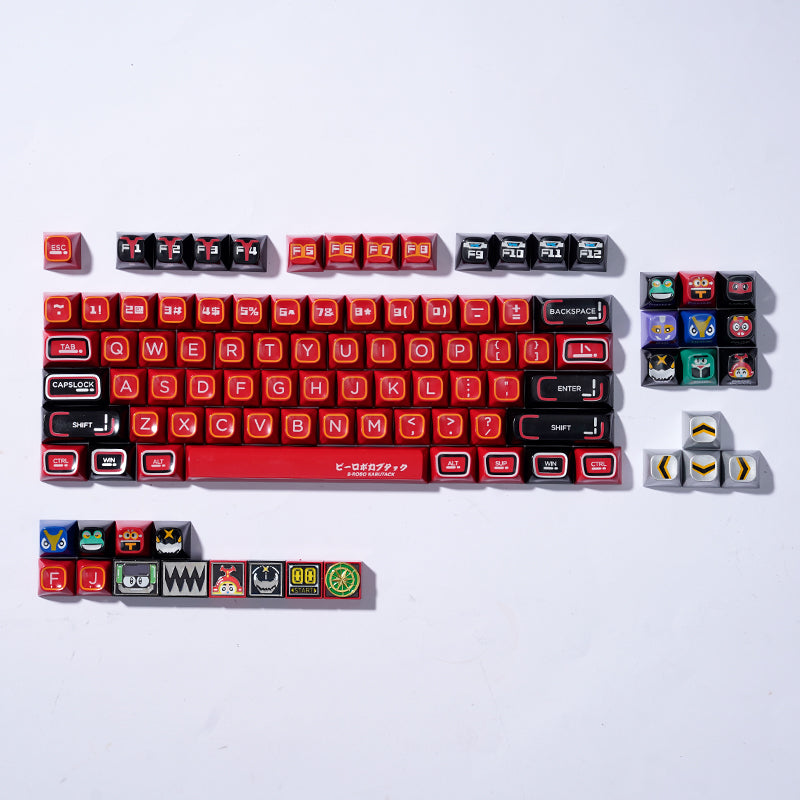 Kabutack themed spherical keycaps, personalized keycaps, ABS material set, high gloss mechanical keyboard keycaps