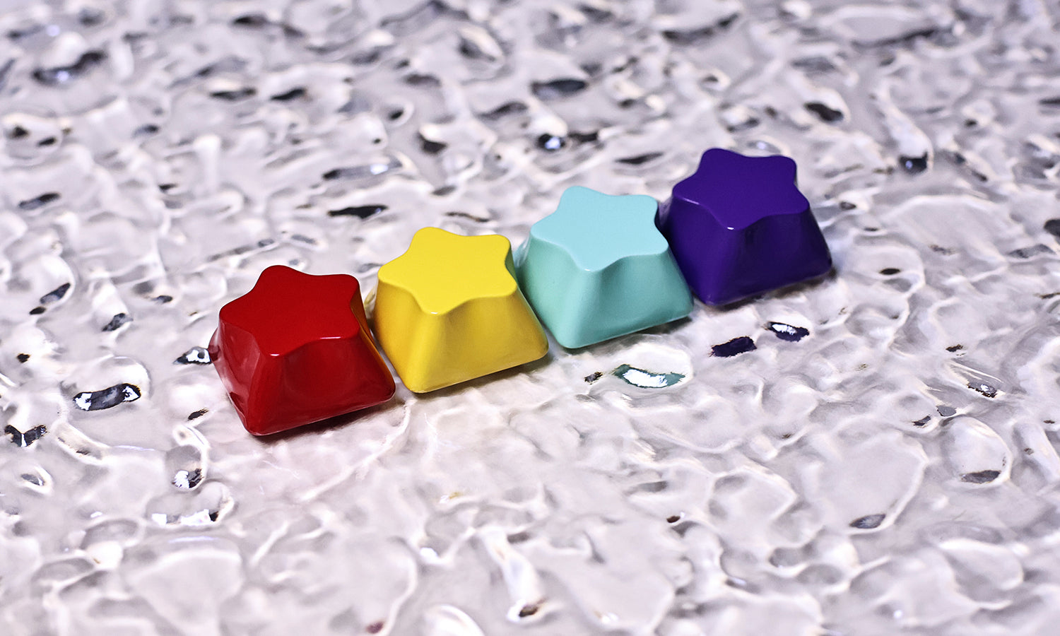 Original Alien Personalized Keycaps Star Aluminum Alloy Keycaps Metal Paint CNC Processing Customized Mechanical Keyboard Keycaps