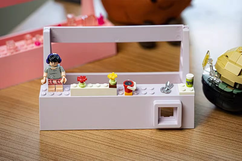 Personalized DIY keyboard stand, display stand, Lego building block fun keyboard stand