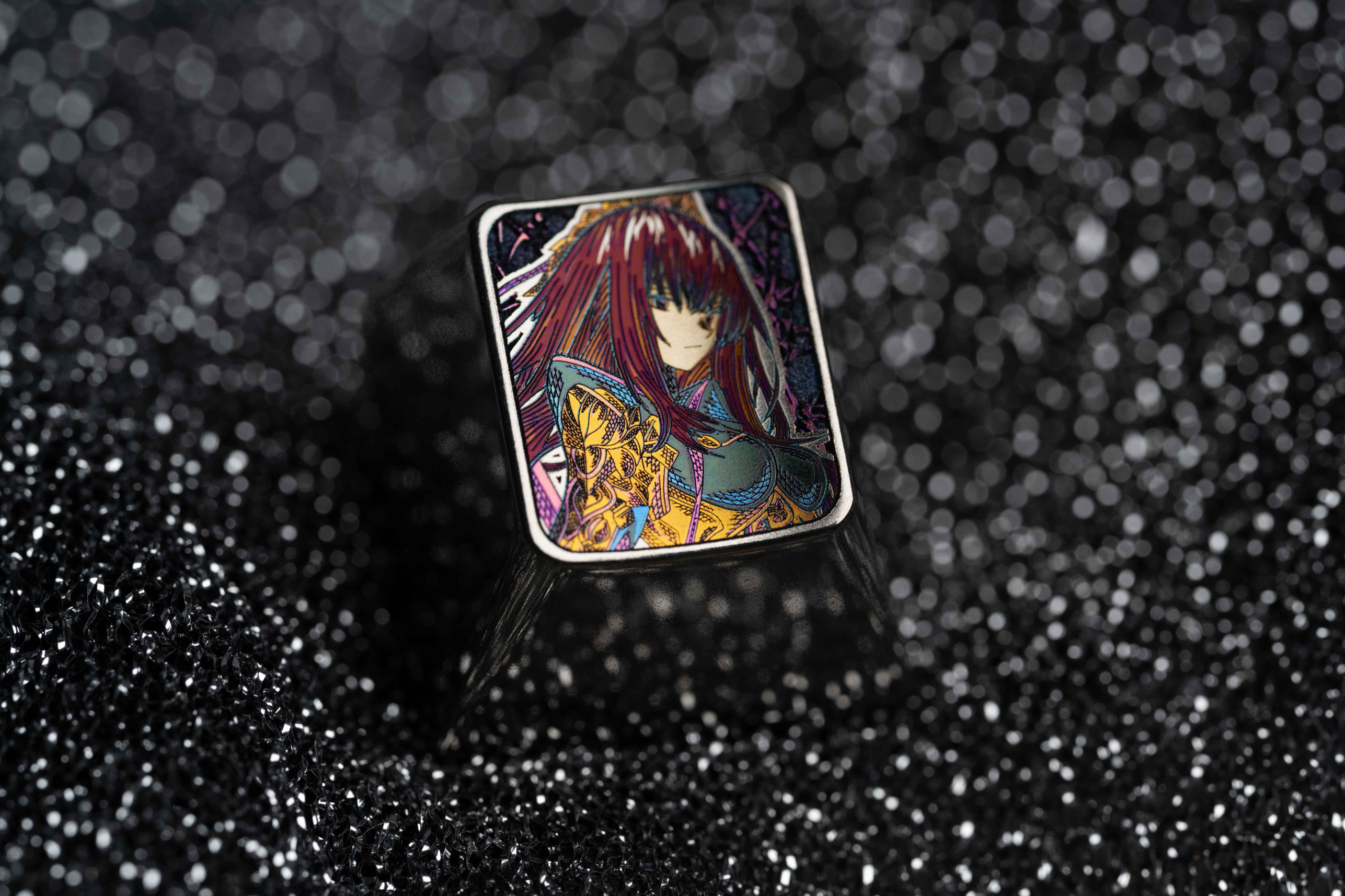 Fate, Sc á thach, titanium alloy 1U/iso trturn personalized pattern keycaps, decorative keycaps