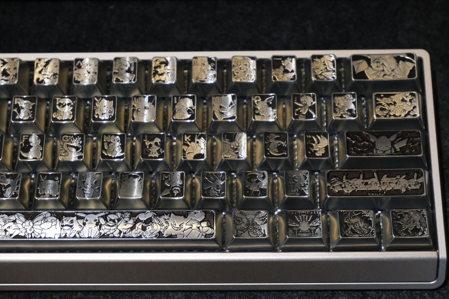 Pok é mon Theme, Metal Personalized Keycap Set Keycaps, Game Anime Theme Personalized Keycaps