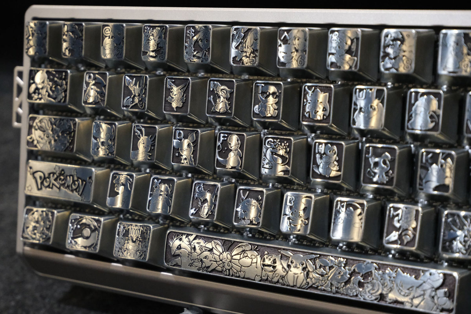 Pok é mon Theme, Metal Personalized Keycap Set Keycaps, Game Anime Theme Personalized Keycaps