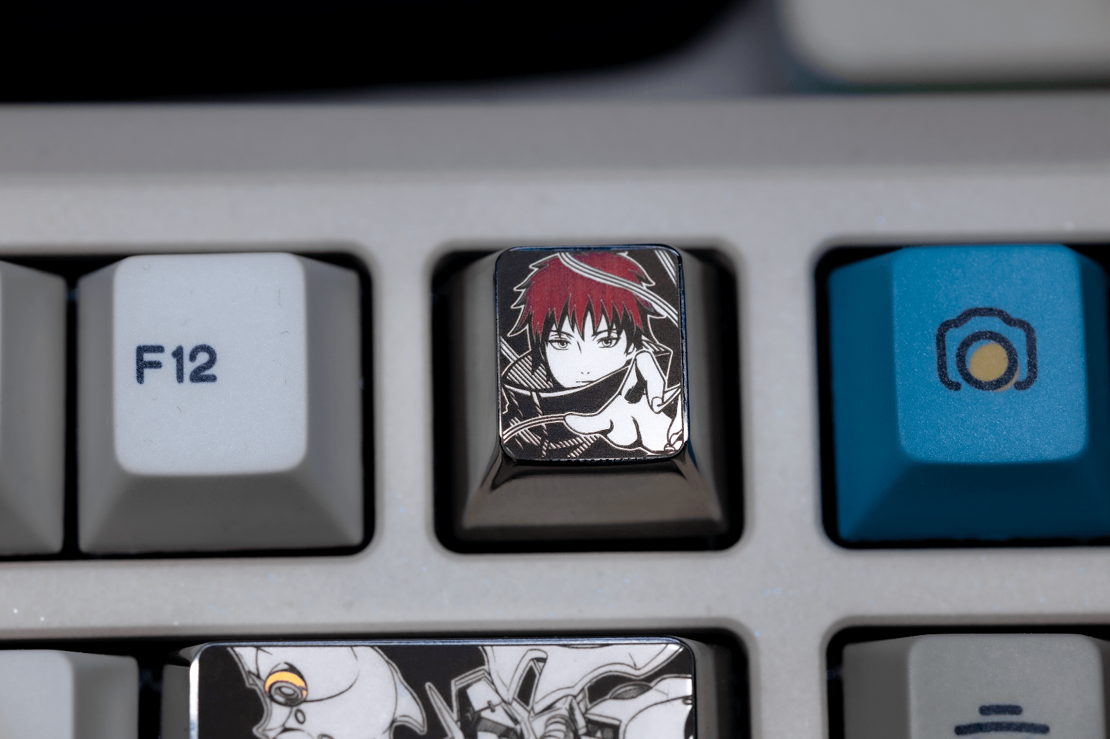 Naruto, Akatsuki series, Sasori, 1U titanium alloy keycaps, anime and game culture creative personalized keycaps