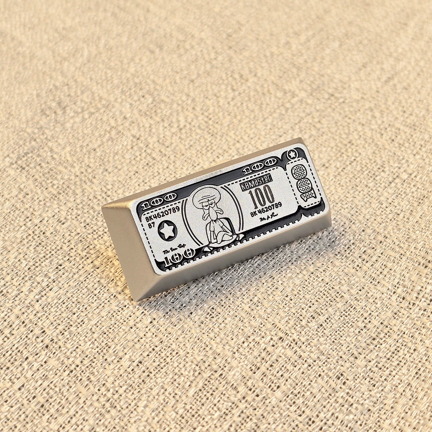 Anime themed design for US dollar bills, featuring aluminum alloy personalized keycaps, 2.25U personalized keycaps, and mechanical keyboard decorative keycaps