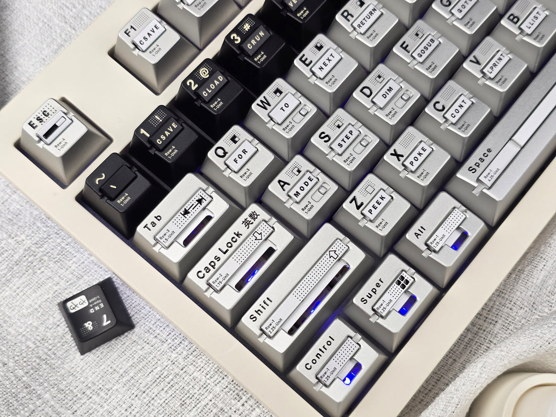 Parameterized V3 Personalized Keycaps Original Design, Unique Shape Metal Decorative Keycaps, Mechanical Keyboard Replacement Metal Corrosion Resistant Anode Keycaps