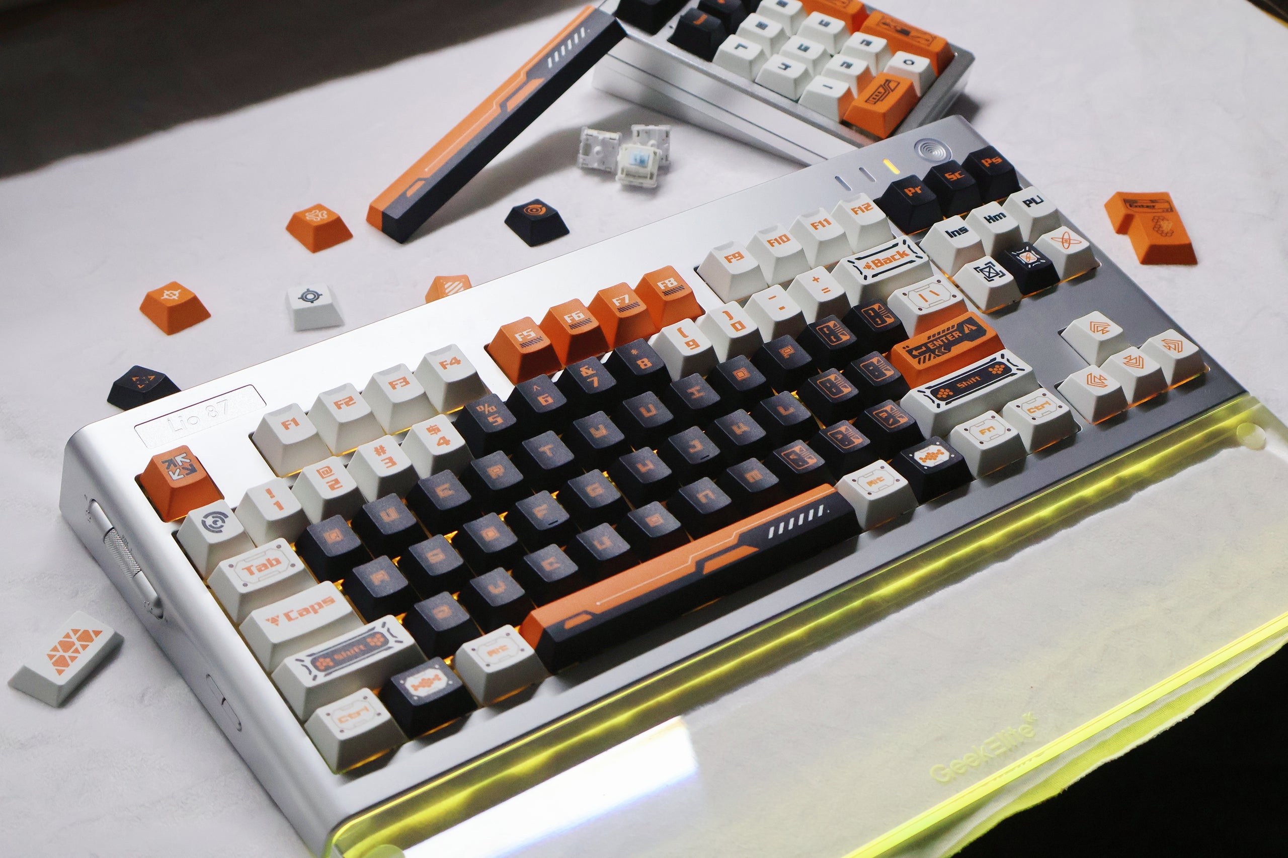 Wandering Plan keycaps PBT material factory high heat sublimation customized keyboard keycaps technology sense keycaps personalized set