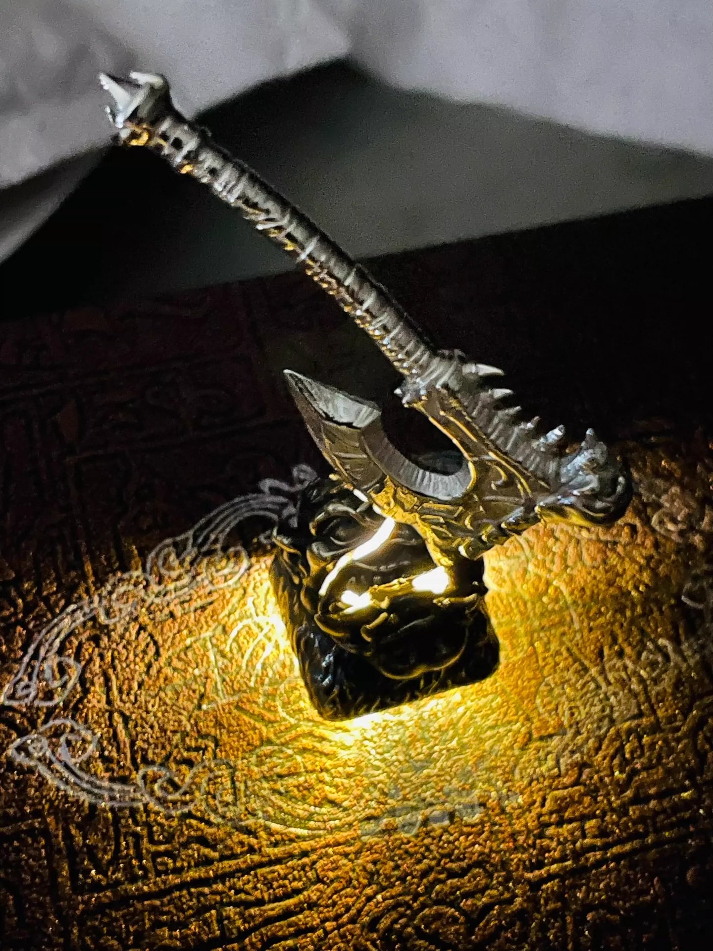 World of Warcraft, Gorehowl, White copper metal personalized keycaps, game peripherals, mechanical keyboard keycaps