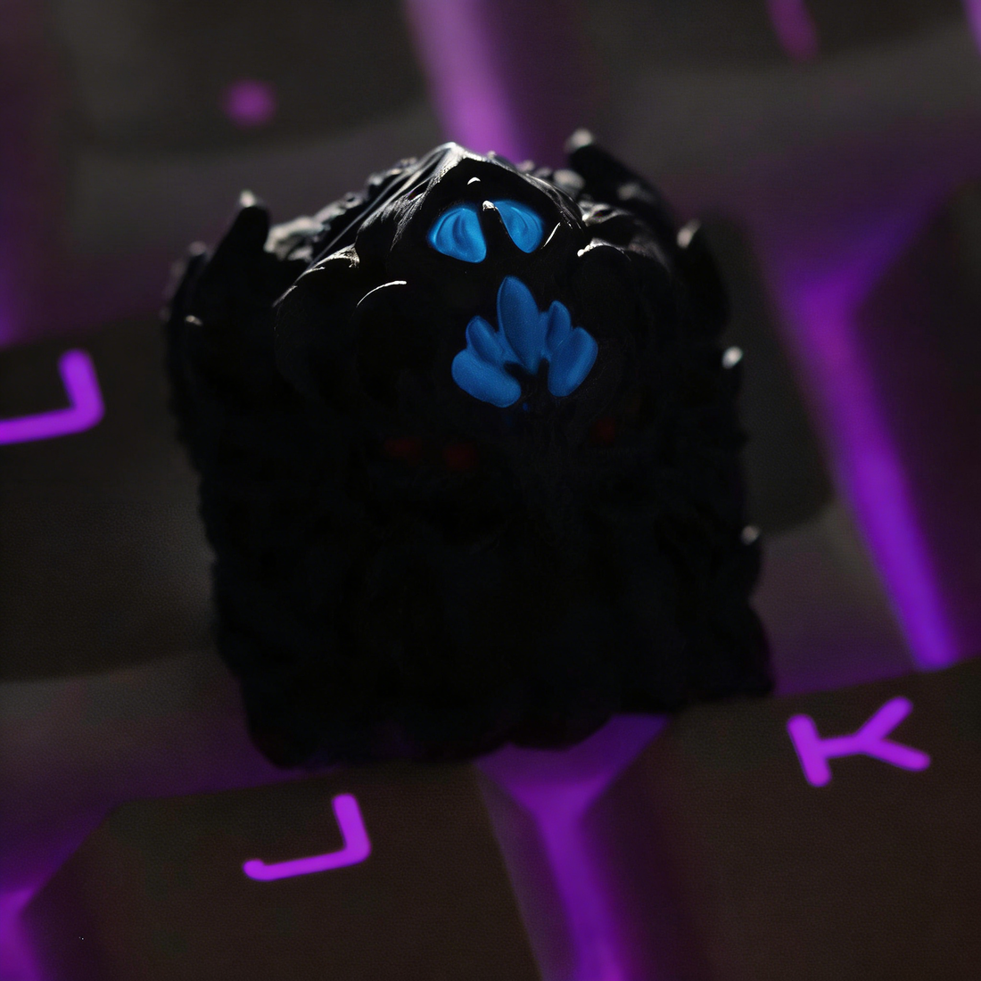 Cthulhu style design personalized keycaps, multi-color resin translucent decorative keycaps, mechanical keyboard art keycaps