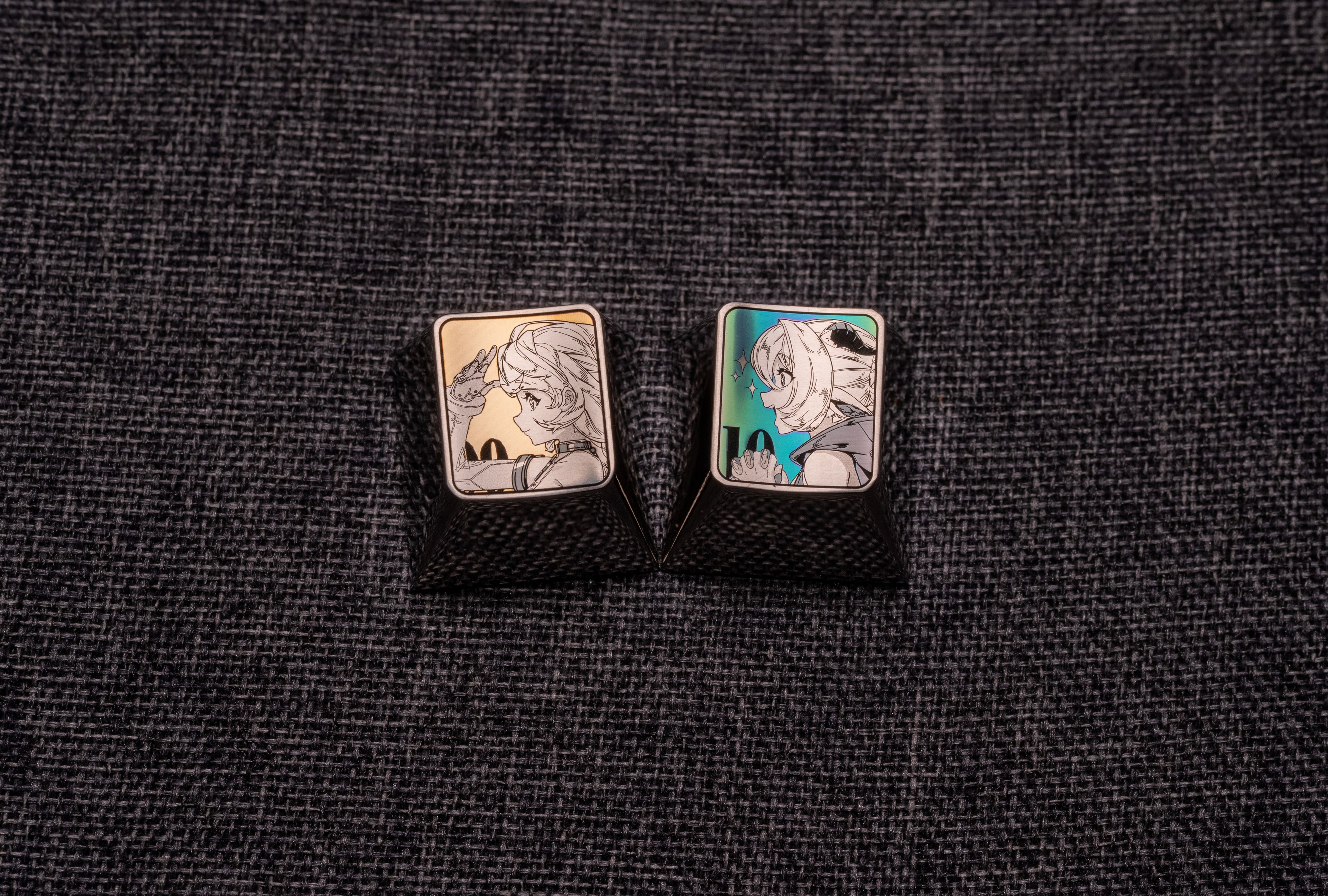 Zenless Zone Zero, 1U titanium alloy personalized keycap, Special opening in September and October, featuring anime, gaming, cultural creativity, mechanical keyboard decorations, keycaps, and more