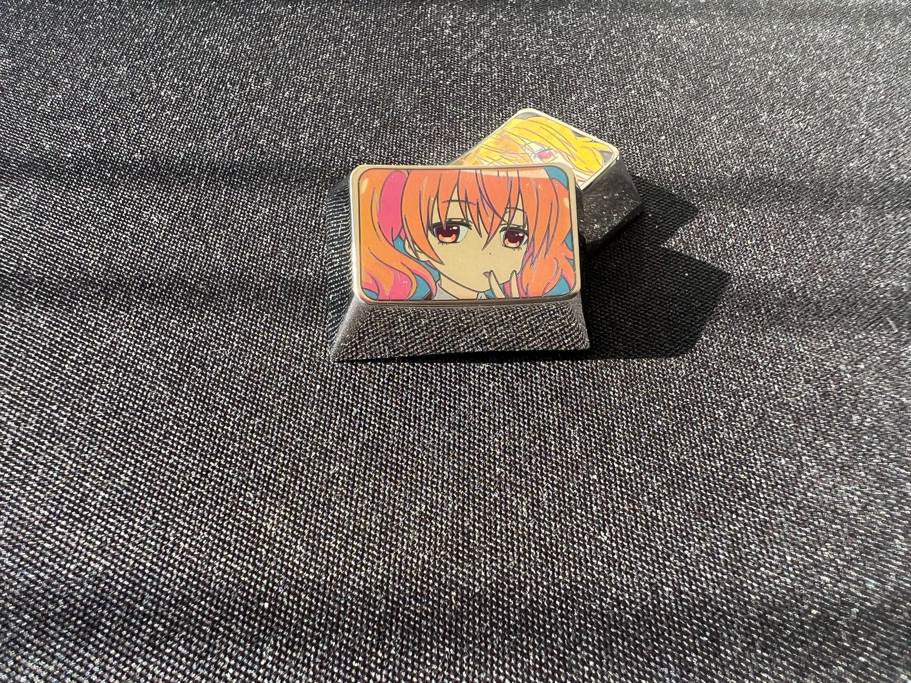 Roromiya Karuta, Cute loli, titanium alloy colored keycaps, mechanical keyboard decorative keycaps.