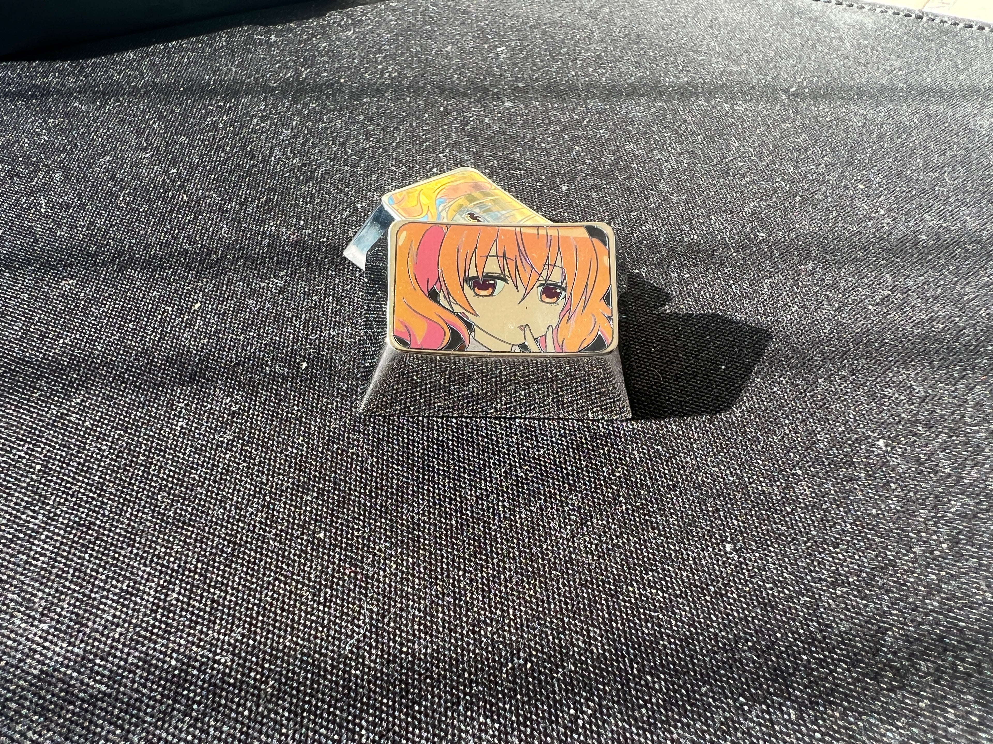 Roromiya Karuta, Cute loli, titanium alloy colored keycaps, mechanical keyboard decorative keycaps.
