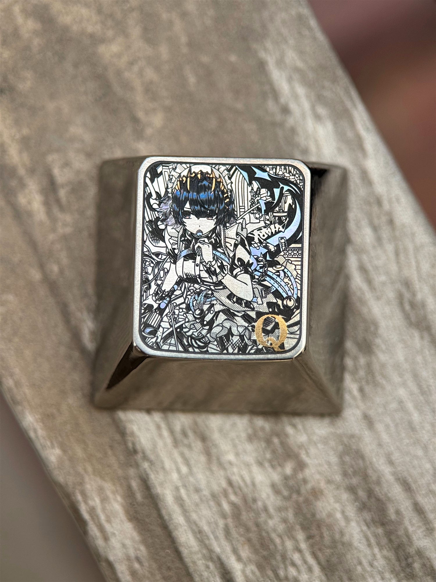 Zenless Zone Zero, 1U letter key collection, precision titanium alloy personalized keycaps, creative keycap decorations for anime and gaming peripherals