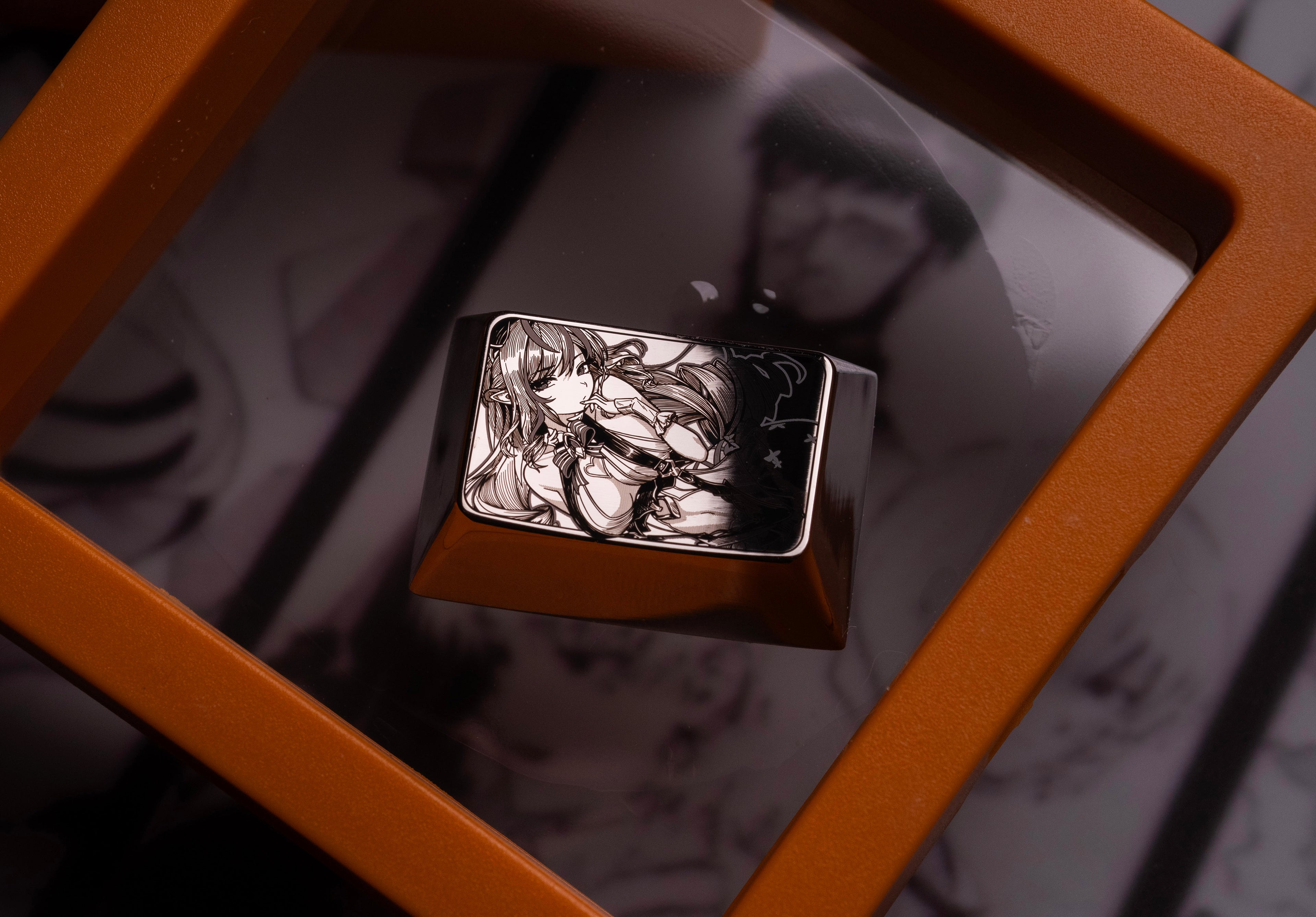 Zenless Zone Zero, Vivian Banshee, 1.5U titanium alloy personalized keycaps, anime, gaming, cultural and creative mechanical keyboards, metal decorative keycaps