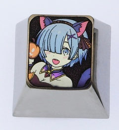 Starting from scratch in a different world, character directional keys, independent keys, titanium alloy personalized keycaps, decorative keycaps