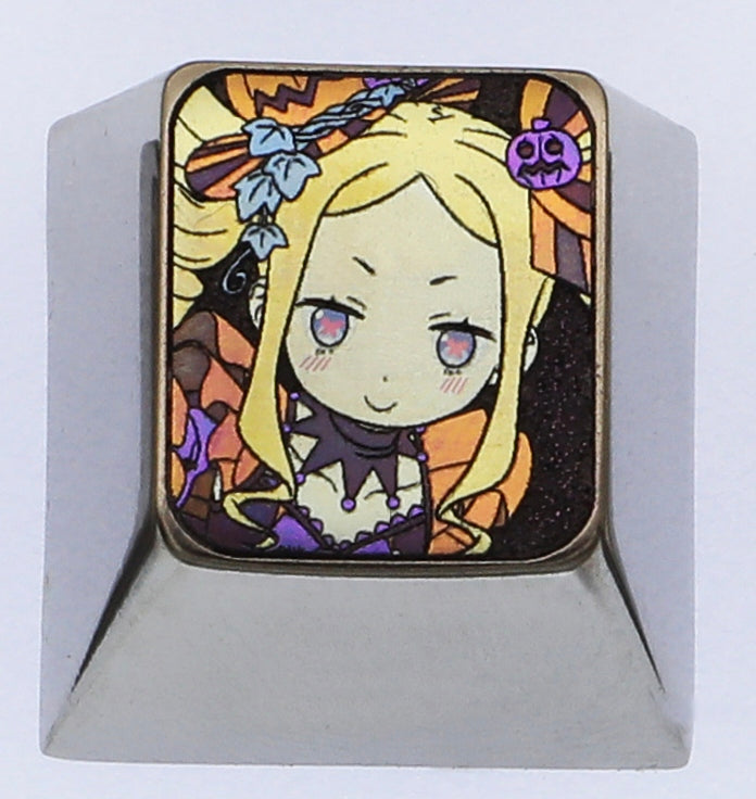 Starting from scratch in a different world, character directional keys, independent keys, titanium alloy personalized keycaps, decorative keycaps