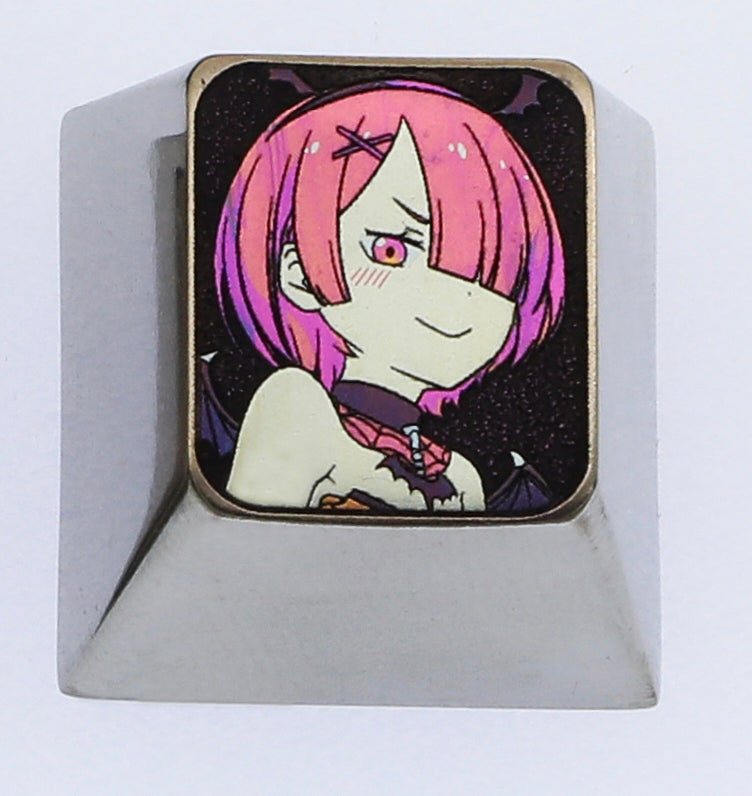 Starting from scratch in a different world, character directional keys, independent keys, titanium alloy personalized keycaps, decorative keycaps