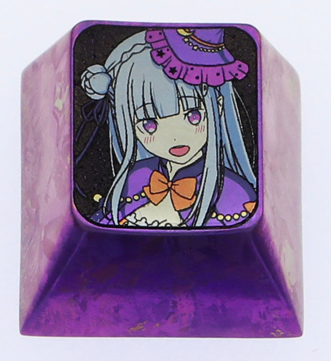 Starting from scratch in a different world, character directional keys, independent keys, titanium alloy personalized keycaps, decorative keycaps