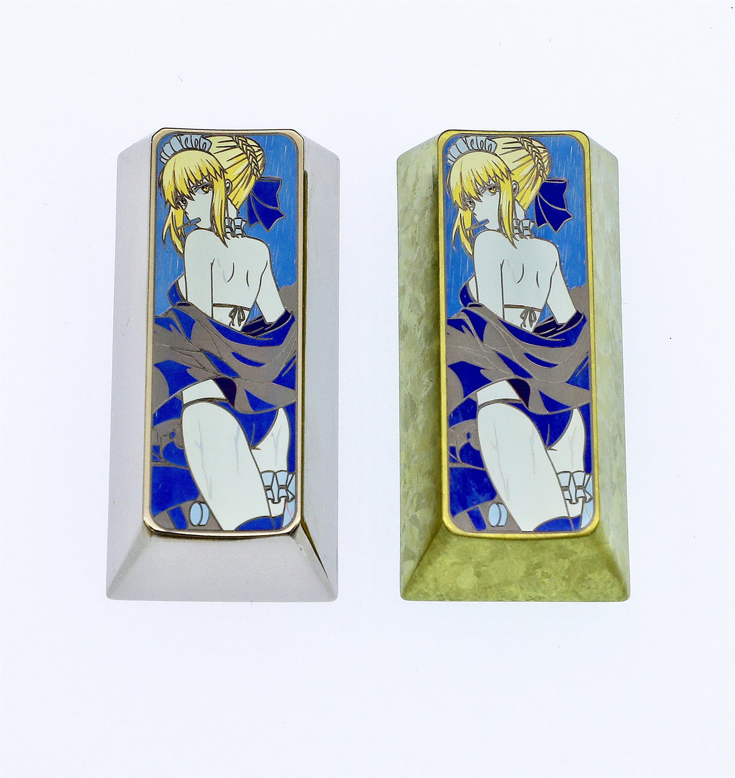 Saber 2U Vertical Pad Enter Key, Personalized Keycaps, Cartoon Decorative Keycaps, Metal Art Keycaps