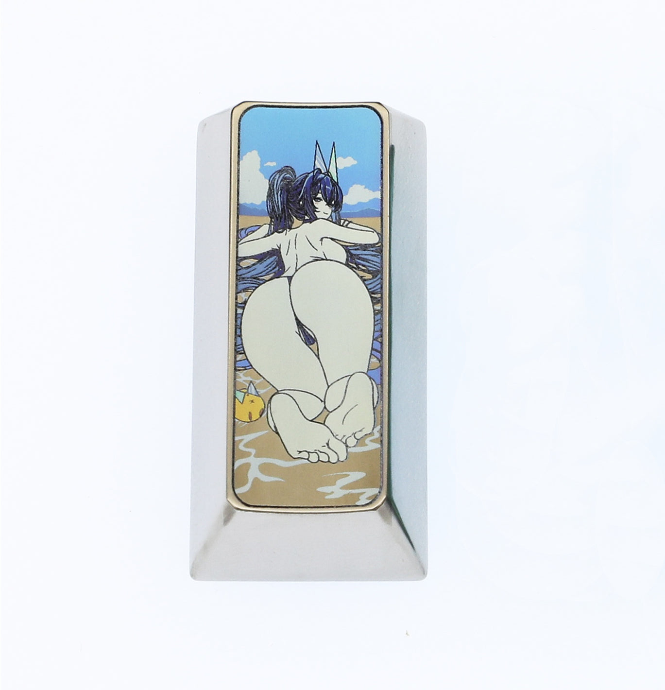 USS New Jersey, Pad Enter, Vertical Enter, Titanium alloy carved keycaps with personalized keycaps