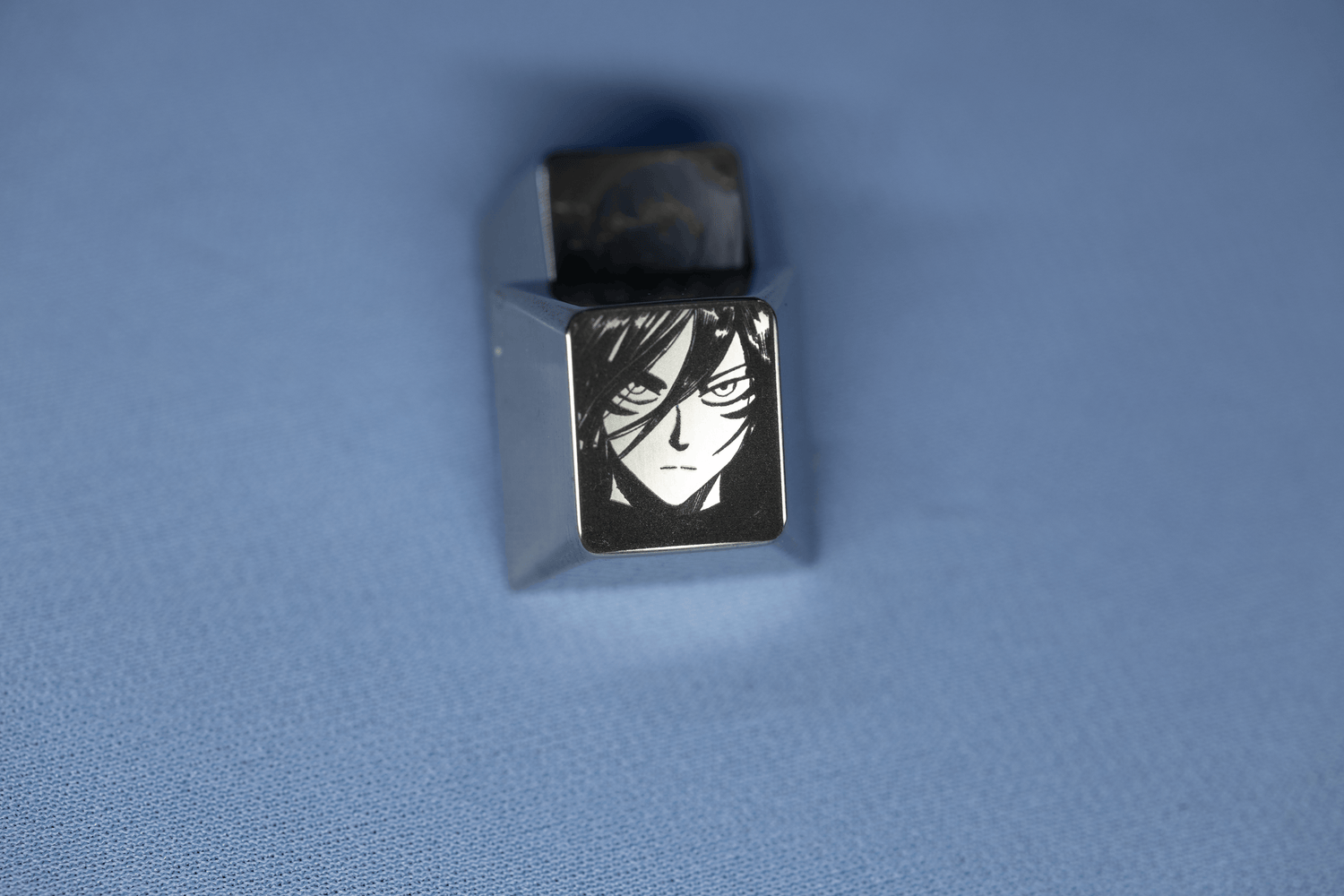 ONE PUNCH-MAN, Titanium alloy personalized keycaps, 1U metal decorative keycaps, keycaps around anime and game characters