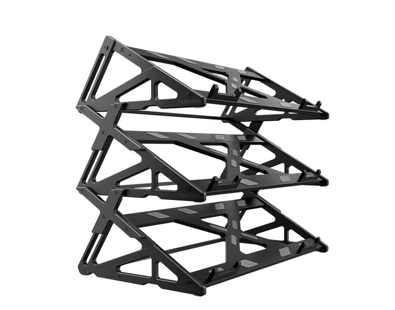 Customized metal anode keyboard bracket, customized mechanical keyboard display stand, double-layer and three-layer desktop storage and decoration bracket