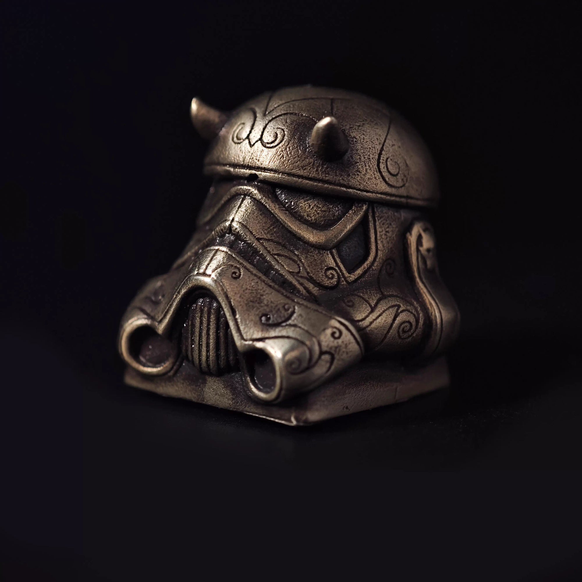 Star Wars, Imperial Stormtrooper,Mandalore, Metal material casting personalized keycaps, anime, games, movies, cultural and creative decorative keycaps