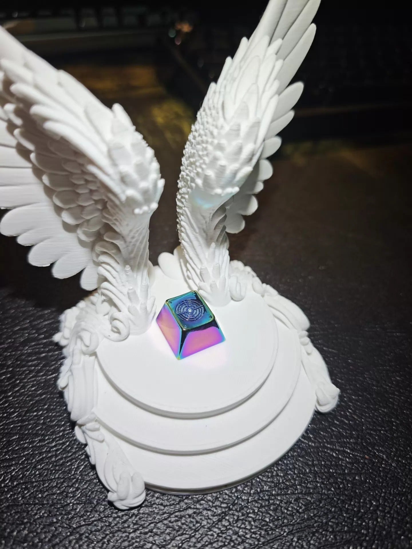 Precise shooting, aiming design, metal personalized keycaps, mechanical keyboard FPS game culture creative decorative keycaps