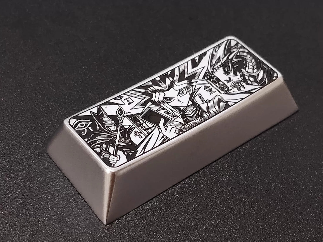 Yu-Gi-Oh! , Yugi Muto, 2.25U metal personalized keycap, zinc alloy/titanium alloy optional, anime, gaming, cultural and creative mechanical keyboard decoration keycap