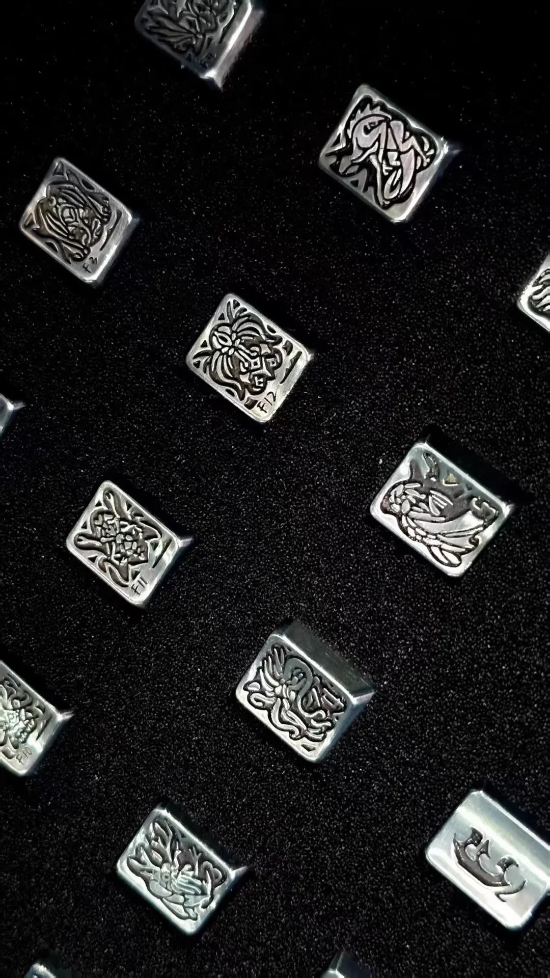 Ancient God theme, metal keycap set, peripheral personalized keycap set(Classic version)