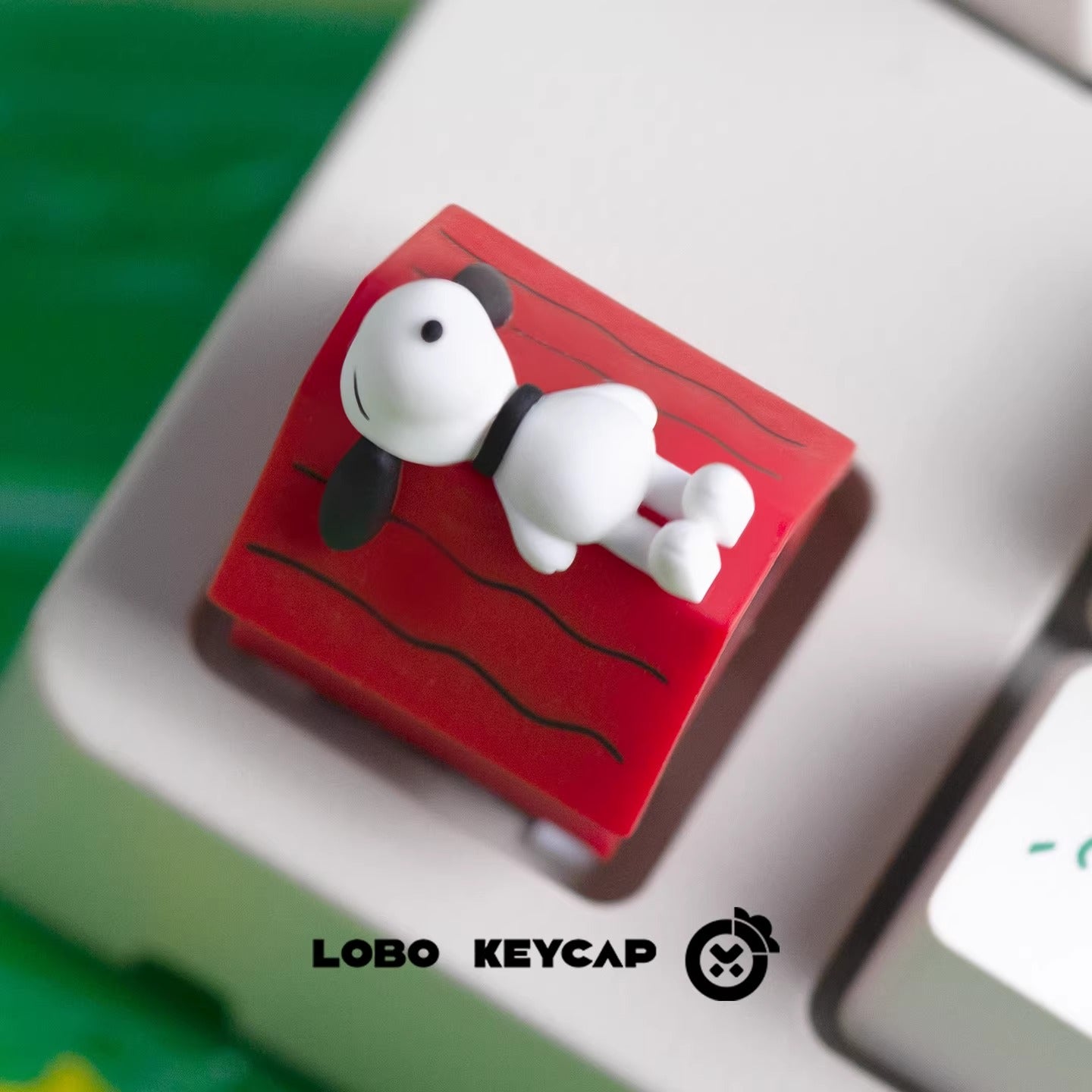 Snoopy, Multi colored resin molded personalized keycaps, artisankeycaps, Fairy Tale Cartoon Creative Decorative Art Keycaps
