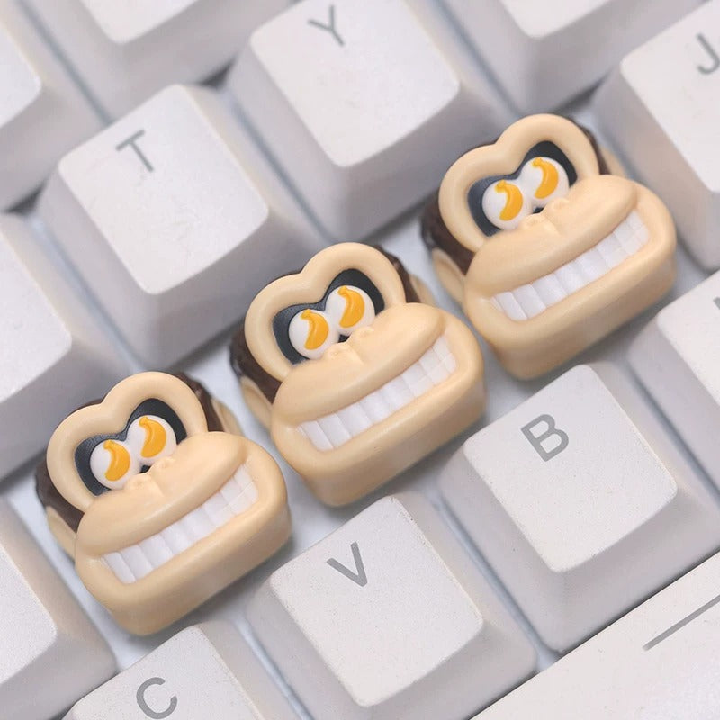Donkey Kong, multi-color resin molding, Handmade resin craftsman keycaps, mechanical keyboard decorative keycaps